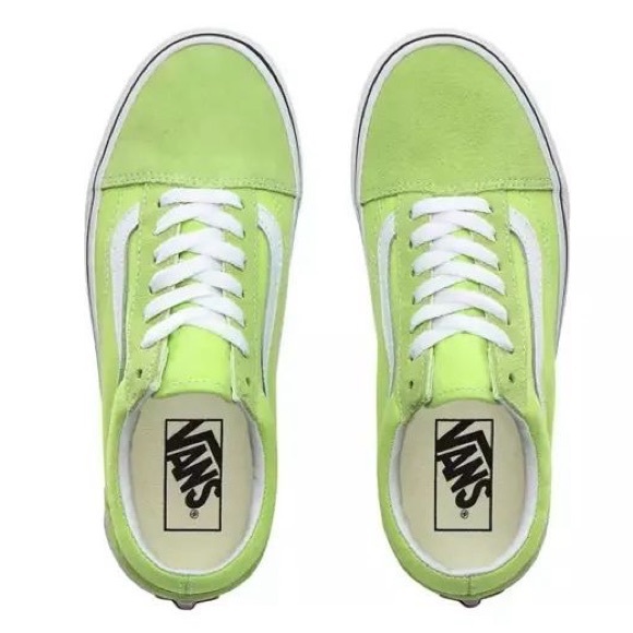 Vans Sharp Green Old Skool Classic Skate Shoes - Picture 4 of 14